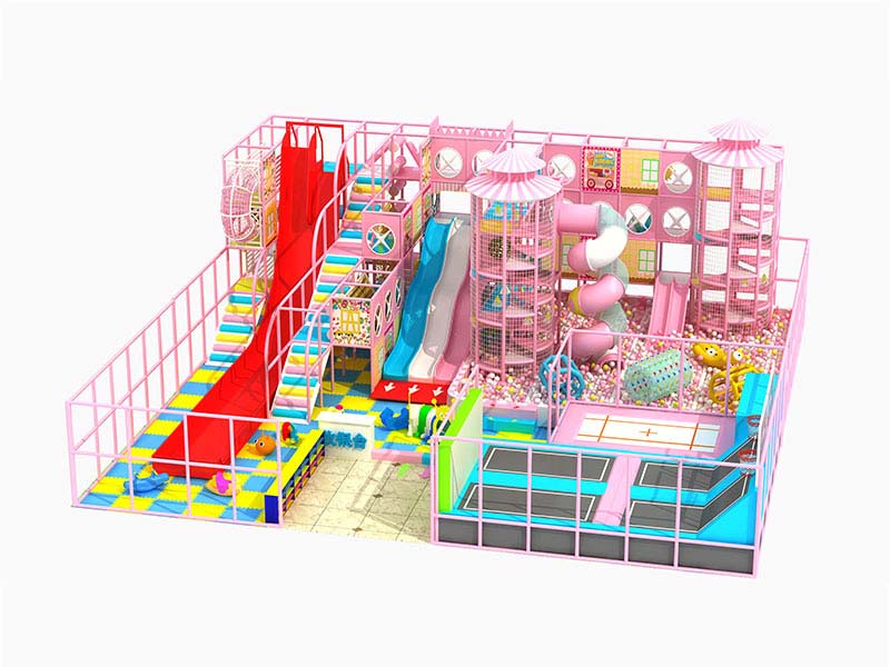 Легко установить завод оборудования для детских игровых площадок в помещении