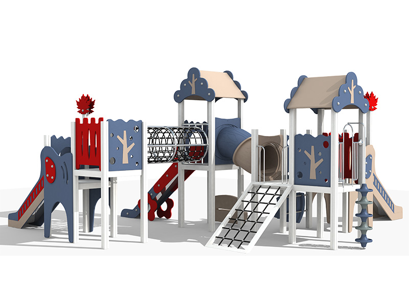 Commercial natural design rosewood outdoor playground equipment