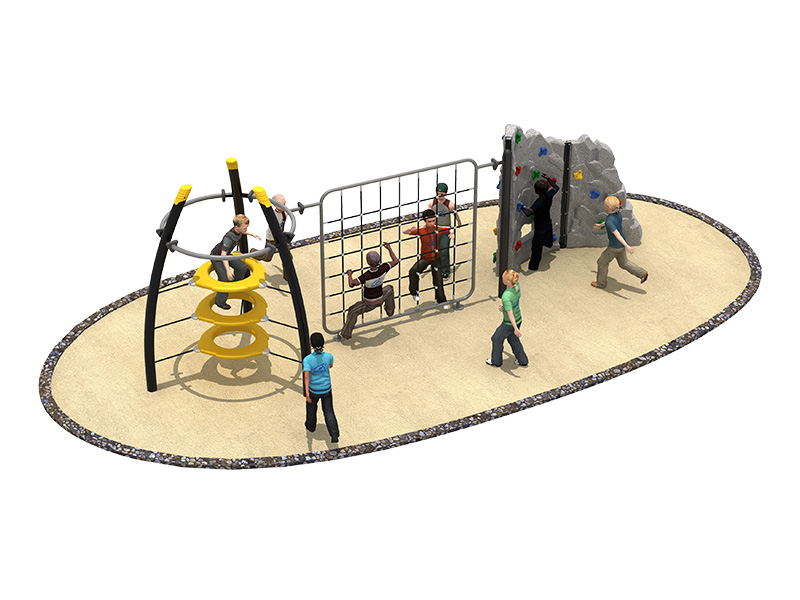 Customized park entertainment sport combination climbing slide supplier