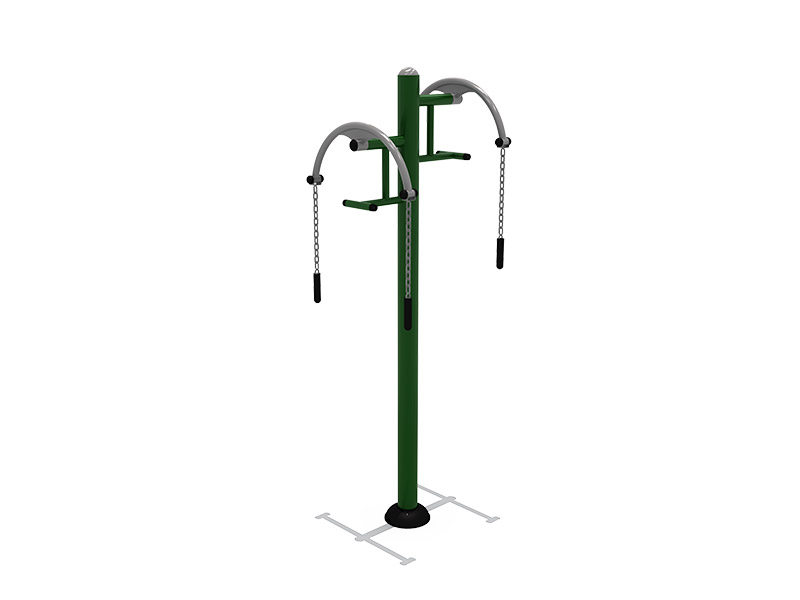 Assembled jungle gym outdoor fitness equipment for community area