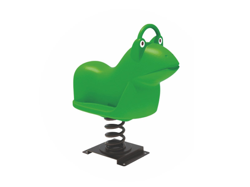 Latest animal style outdoor plastic spring rocking horse for garden
